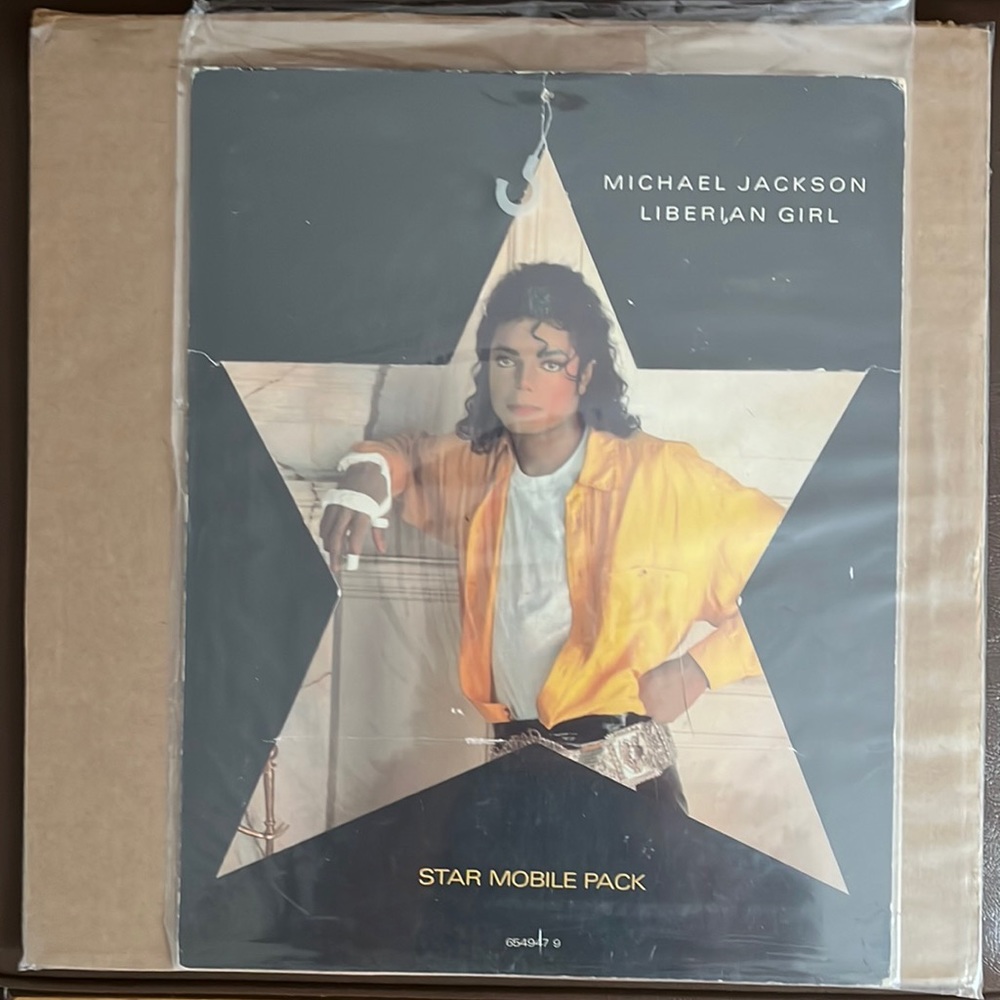 Michael Jackson Liberian Girl Star Mobile Pack Rare Collector item! - Picture 2 of 8
